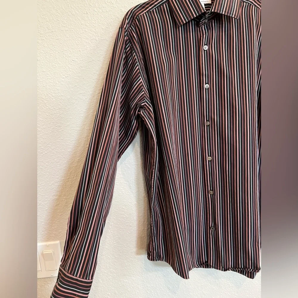 Banana republic stripped button down size large